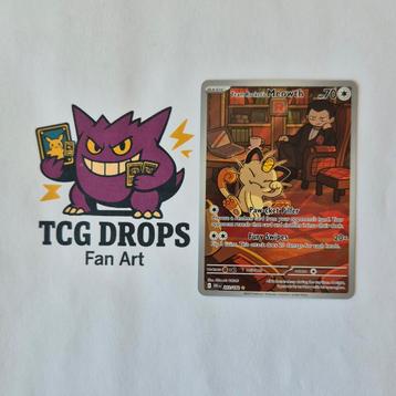 Team Rocket's Meowth 203/182 Destined Rivals beschikbaar voor biedingen