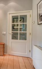 2 klassieke deuren met glas, Doe-het-zelf en Verbouw, Deuren en Horren, 80 tot 100 cm, Ophalen of Verzenden, Glas, Zo goed als nieuw