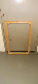 Lijst hout 60x90 met ophang systeem, Huis en Inrichting, Woonaccessoires | Lijsten, Ophalen, Zo goed als nieuw, 75 cm of meer