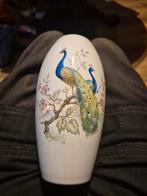 Mooi Harderwijk Vaasje met Pauwen, Ophalen, Overige kleuren, Aardewerk of Porselein, Zo goed als nieuw