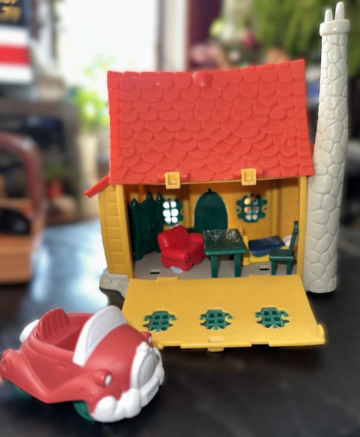 Mickey Mouse -Toontown House - Micro Playset - Zeer zeldzaam, Verzamelen, Disney, Gebruikt, Overige typen, Overige figuren, Ophalen