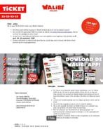 Twee tickets voor Walibi 30-08, Twee personen, Ticket of Toegangskaart