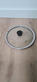 Glazen pannendeksel, Ophalen of Verzenden, Zo goed als nieuw, Gietijzer, Overige typen