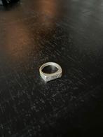 Halve zegelring | Zilver, Sieraden, Tassen en Uiterlijk, Ringen, 18 tot 19, Gebruikt, Heer, Ophalen of Verzenden