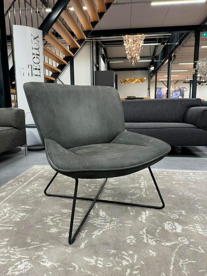 Showmodel Rolf Benz 383 Fauteuil Leer Design stoel, Huis en Inrichting, Fauteuils, Nieuw, Leer, 75 tot 100 cm, Ophalen of Verzenden
