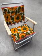 Vintage Tuinstoel en ligbed met Bloemmotief, Ophalen, Gebruikt, Duitsland, Overige kleuren