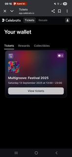 Tickets multigroove, Tickets en Kaartjes, Eén persoon