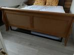 Bedombouw hout, Huis en Inrichting, Slaapkamer | Bedden, Ophalen, Gebruikt, 210 cm, Landelijk