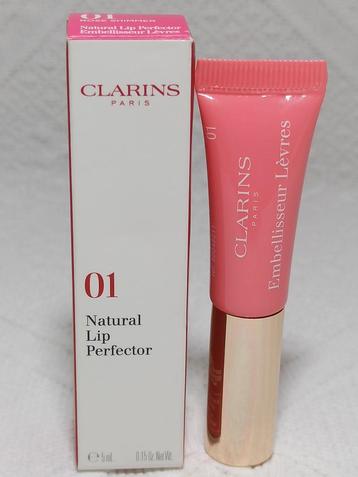 Clarins Natural Lip Perfector 01 Rose Shimmer beschikbaar voor biedingen