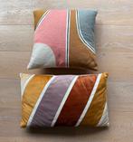 2 Sierkussens rose, terra, karamel, Huis en Inrichting, Woonaccessoires | Kussens, Ophalen of Verzenden, Zo goed als nieuw, Overige kleuren