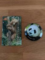 Magneten Ouwehands Dierenpark - Berenbos & Xing Ya, Ophalen of Verzenden, Zo goed als nieuw