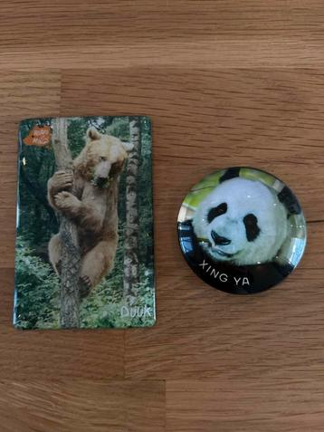 Magneten Ouwehands Dierenpark - Berenbos & Xing Ya beschikbaar voor biedingen