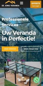 Wie wil een veranda?, Tuin en Terras, Overkappingen, Ophalen of Verzenden, Nieuw, Veranda