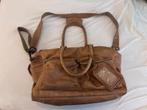 Grote cowboysbag, Sieraden, Tassen en Uiterlijk, Tassen | Schoudertassen, Overige merken, Gebruikt, Beige, Ophalen of Verzenden