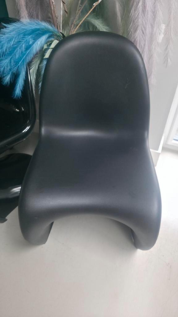Replica Verner Panton Stoel - Zwart, Huis en Inrichting, Stoelen, Ophalen