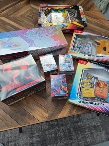 Pokémon sets (151, Prismatic, Destined, Shining en 25th) beschikbaar voor biedingen