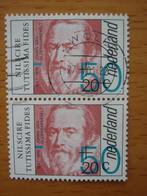 Zomerzegels 1983 2x NVPH 1281 Gestempeld, Postzegels en Munten, Ophalen of Verzenden, Na 1940, Gestempeld