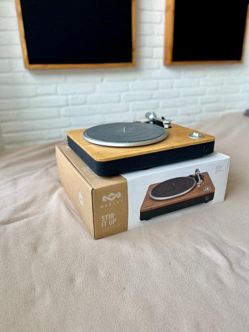 House of Marley Stir It Up Platenspeler – Compleet in Doos, Muziek en Instrumenten, Dj-sets en Draaitafels, Zo goed als nieuw