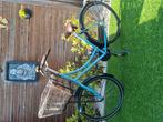 hippe oma fiets met mand, Fietsen en Brommers, Ophalen of Verzenden