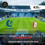 Tickets KAA Gent - Standard Luik, Tickets en Kaartjes, Maart, Losse kaart