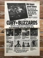 Paginagrote A3 advertentie CUBY & THE BLIZZARDS lp releases, Cd's en Dvd's, Vinyl | Jazz en Blues, Ophalen of Verzenden