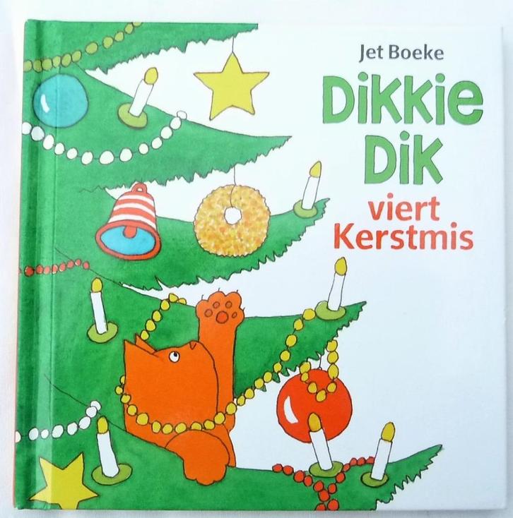 2 KERSTBOEKJES ,DIKKIE DIK, VLIJTIGEENGELTJES, HET KERSTFEES, Boeken, Kinderboeken | Kleuters, Zo goed als nieuw, Fictie algemeen