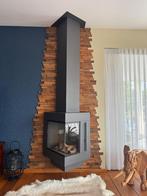 Harrie Leenders gas kachel, Huis en Inrichting, Haarden, Ophalen, Zo goed als nieuw, Vrijstaande haard, Gashaard
