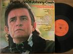 Johnny Cash (The World Of Johnny Cash) dubbel lp., Cd's en Dvd's, Vinyl | Country en Western, Gebruikt, Ophalen of Verzenden, 12 inch