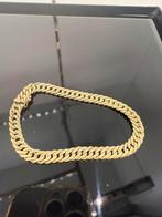 Prachtige 14k gouden cuban / gourmet schakel armband, Ophalen of Verzenden, Goud