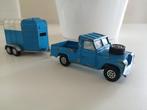 Corgi toys Landrover 109 W.B + horce-box beaufort double, Ophalen of Verzenden, Gebruikt, Auto