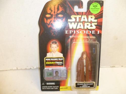 Star Wars Hasbro 1999 Anakin Skywalker met Comm Tech Chip., Verzamelen, Star Wars, Nieuw, Actiefiguurtje, Ophalen of Verzenden