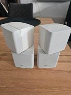 Bose acoustimass dubbel cube luidsprekers 2 stuks wit., Ophalen of Verzenden, Zo goed als nieuw, Bose, 120 watt of meer