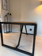 Haco Konan Eettafel - Stalen Frame & Spoorbielzen Blad, Ophalen, 50 tot 100 cm, Zo goed als nieuw, 150 tot 200 cm