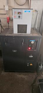 Compressor met droger en tank, Doe-het-zelf en Verbouw, Compressors, Ophalen, 800 liter/min of meer, Zo goed als nieuw, 6 tot 10 bar