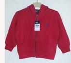 Maat 92 Rood Ralph Lauren hooded sweatvest NIEUW (10497), Kinderen en Baby's, Kinderkleding | Maat 92, Trui of Vest, Nieuw, Ophalen of Verzenden