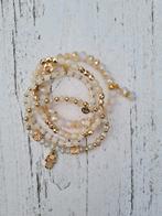 Biba kralenarmbandjes wit parel goud 4 euro pst nieuw, Sieraden, Tassen en Uiterlijk, Armbanden, Ophalen of Verzenden, Nieuw, Wit