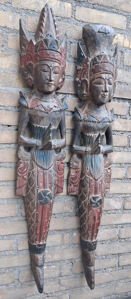 Indonesië/Bali. LORO BLONYO. Houtsnijwerk. 97 cm. Zie tekst., Antiek en Kunst, Kunst | Niet-Westerse kunst, Ophalen