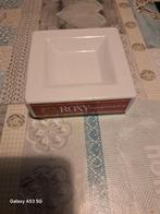 Roxy International Asbak - Vierkant Wit 13 x 13 cm., Ophalen of Verzenden, Gebruikt, Asbak