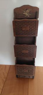 Vintage kranten, post en sleutel rekje, Huis en Inrichting, Woonaccessoires | Krantenbakken en Lectuurbakken, Ophalen of Verzenden