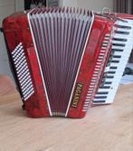 Paganini 96 bass accordeon, Muziek en Instrumenten, Accordeons, Ophalen, Gebruikt, Met koffer