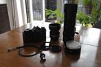 Nikon FE + 50mm f/1.4 + 200mm f/4, Audio, Tv en Foto, Fotocamera's Analoog, Ophalen of Verzenden, Spiegelreflex, Nikon
