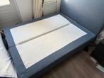 Dunvik boxspring bodem blauw 160x200, Ophalen, Blauw, Tweepersoons, Zo goed als nieuw