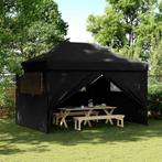 Partytent inklapbaar pop up 4 zijwanden zwart - nieuw in doo, Ophalen, Nieuw, Partytent