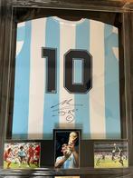 Gesigneerd ingelijst Maradona shirt WK 1986 met COA, Verzamelen, Sportartikelen en Voetbal, Ophalen of Verzenden, Nieuw, Buitenlandse clubs