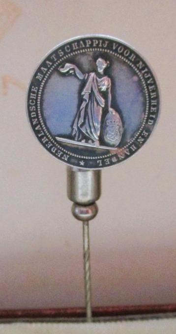 Steekspeld  Nederlandsche Maatschappij zilver beschikbaar voor biedingen