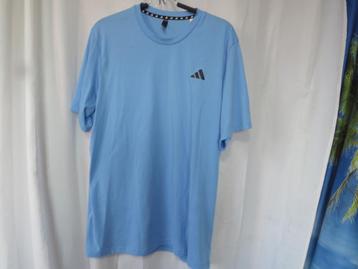 licht blauw aeroready trainings t-shirt mt XL=52 van adidas beschikbaar voor biedingen
