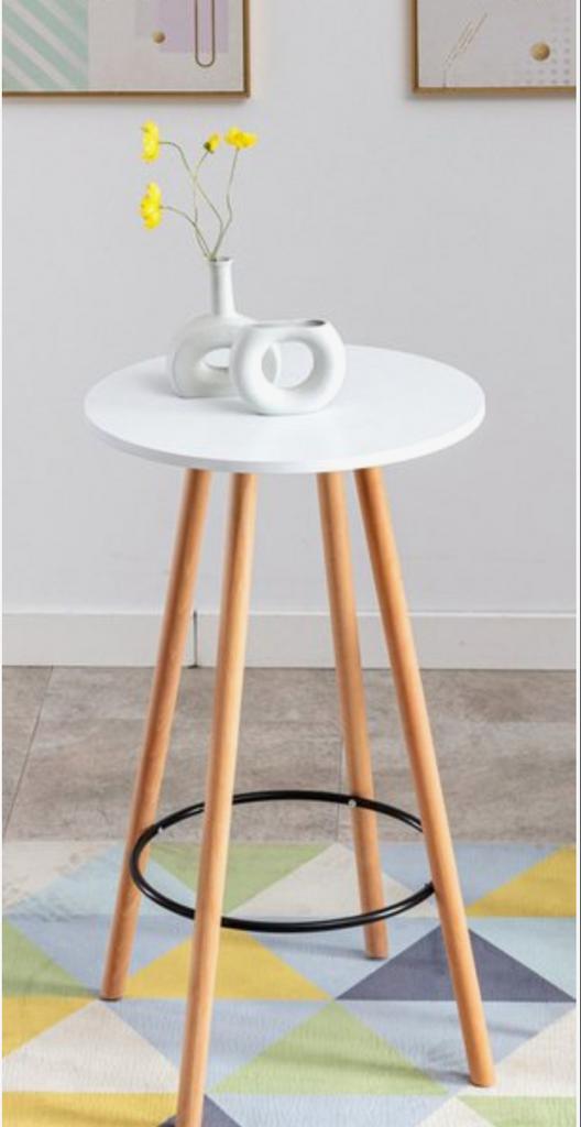 Ronde Statafel Mijas - Scandinavisch Design, Huis en Inrichting, Tafels | Statafels, Zo goed als nieuw, Ophalen