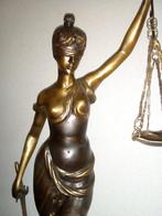 Bronzen Beeld "Vrouwe Justitia" 85 cm hoog, Ophalen