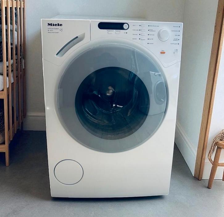 Miele V1813 Wasmachine A+++ incl garantie, Witgoed en Apparatuur, Wasmachines, Zo goed als nieuw, Voorlader, 6 tot 8 kg, 85 tot 90 cm