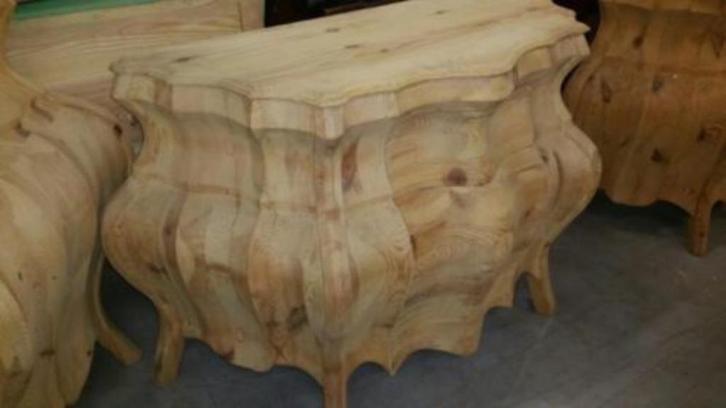 Buik Commode barok style, Huis en Inrichting, Kasten | Ladekasten, Nieuw, 200 cm of meer, 200 cm of meer, 50 tot 75 cm, Grenenhout
